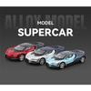 1/24 Bugatti Tourbillon Chiron Legierung Sportwagen Modell Druckguss Metall Rennfahrzeuge Automodell Ton und Licht Hohe Simulation Kindergeschenk