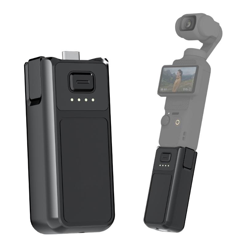 High Capacity Power Handle Replacement for Pocket 3 4 Camera Battery Handle Extended Battery Grip Replacement