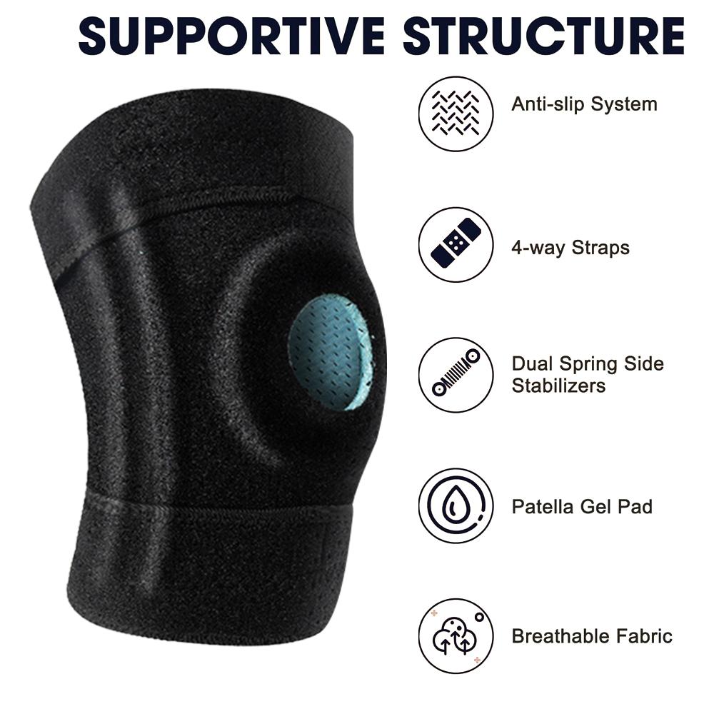 Adjustable Plus Size Knee Brace For Women Men Extra Large Support For Meniscus Tear Arthritis Acl Lcl Mcl Pain Relief