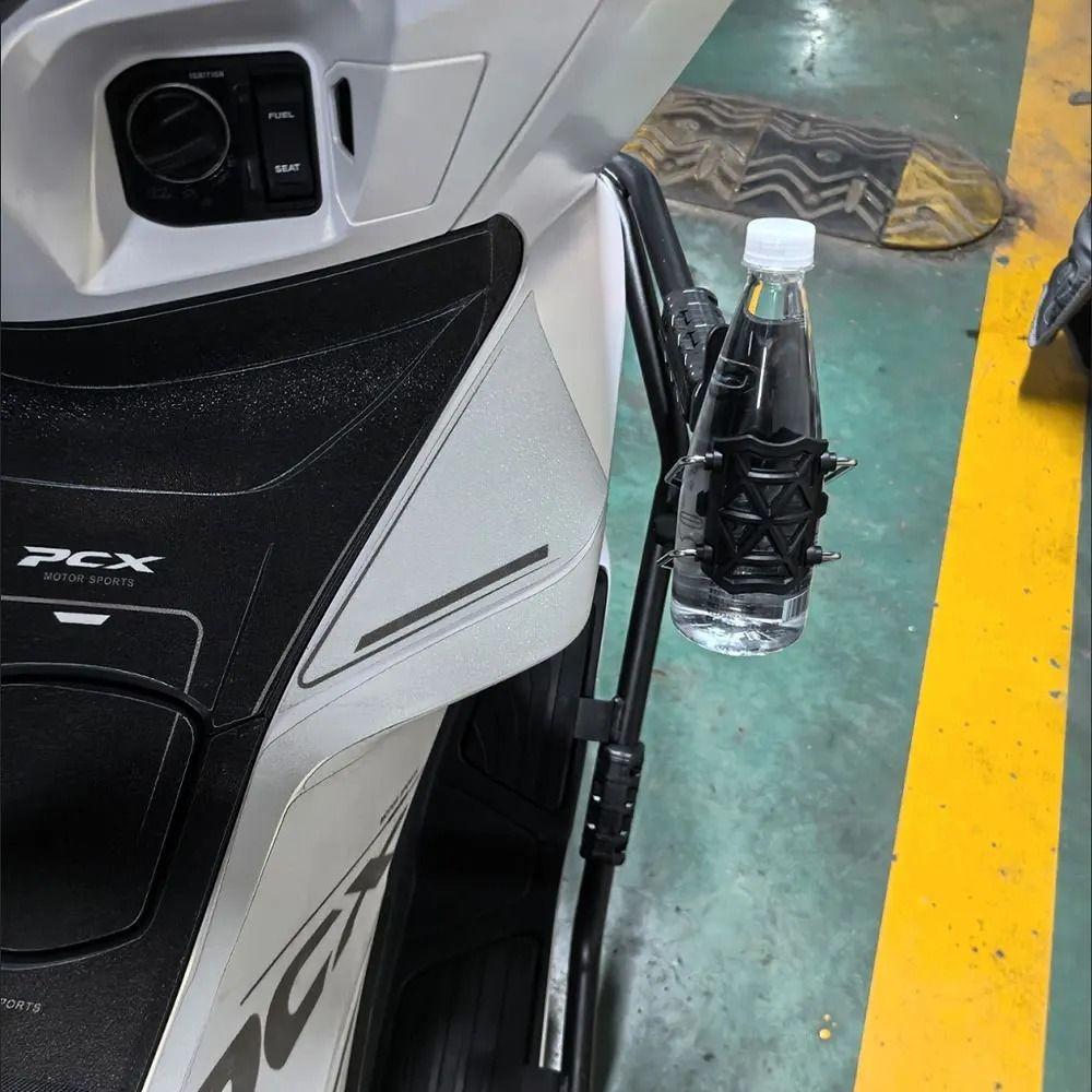 Universal Fit Motorcycle Water Bottle Holder 360° Adjustable Handlebar Cup Cage MTB Cycling