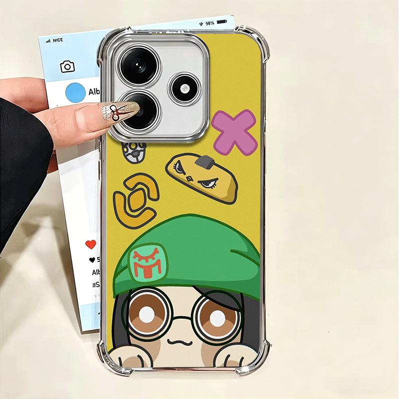 V-Valorant Cute Catoon Plating Phone Case For Xiaomi Poco X5 X6 X7 X8 Pro Max F8 Ultra F7 M8 M7 M5S Redmi 15C 15 14C 13C 13 X3 1