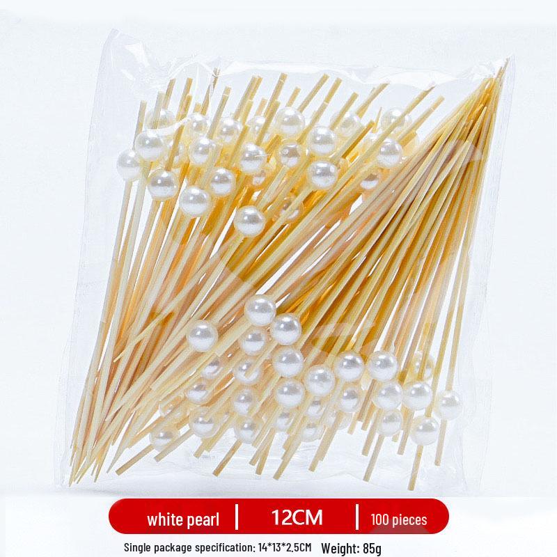 

Бамбукові шпажки для фруктів та коктейлів 12 см – Креативні художні зубочистки для десертів