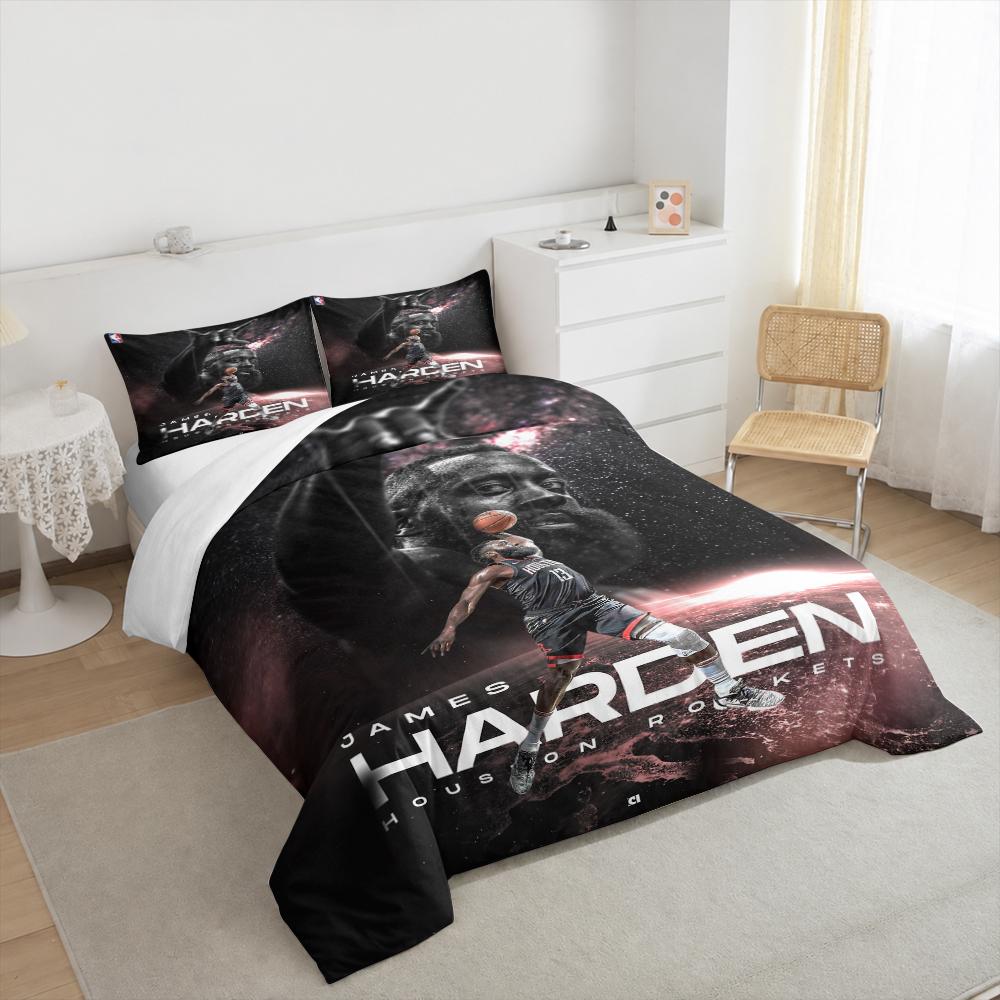 "Basketball Player Graphic Design Bedding set – Bedding set (1 duvet cover, 2 pillowcases, duvet not included)