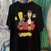 Fashionable Men's and Women's Pure Cotton Street Short-sleeved T-and kids tshirts Beavis and Butt-head Anime-related Merchandise