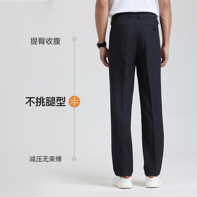 [Including Mulberry Silk] Langdeng Loose Double Pleated Pants for Men