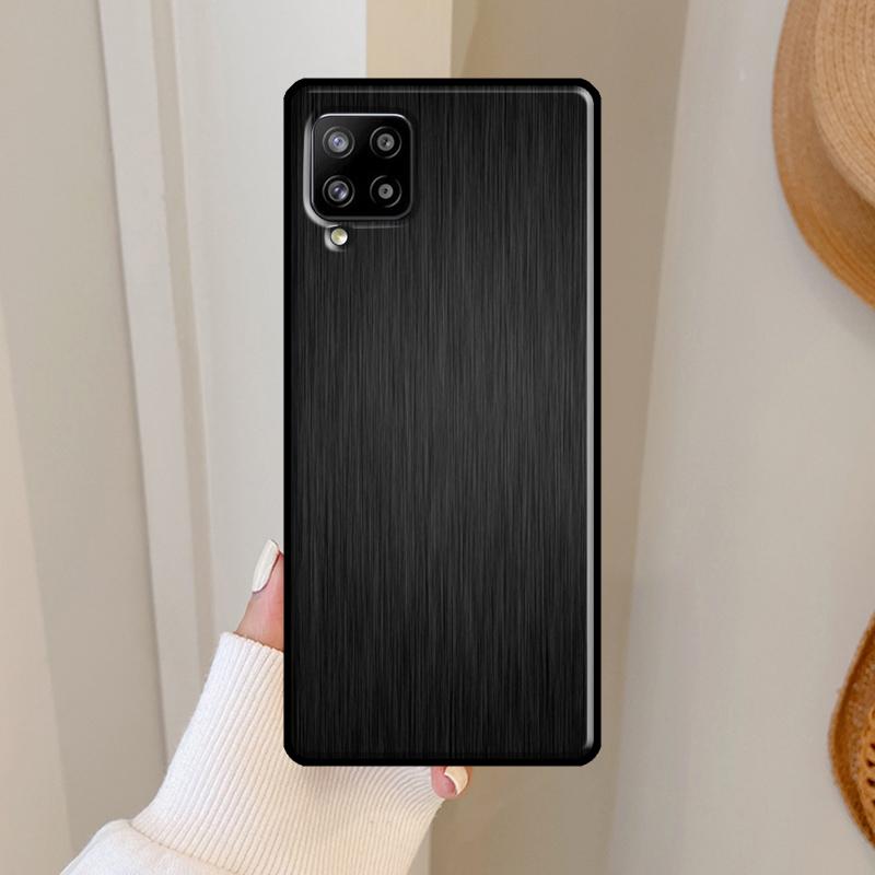 Brushed Metal Texture Steel Print Case For Samsung Galaxy A36 A56 A13 A23 A52 A32 A12 A54 A34 A14 A16 A26 A33 A53 A15 A35 A55