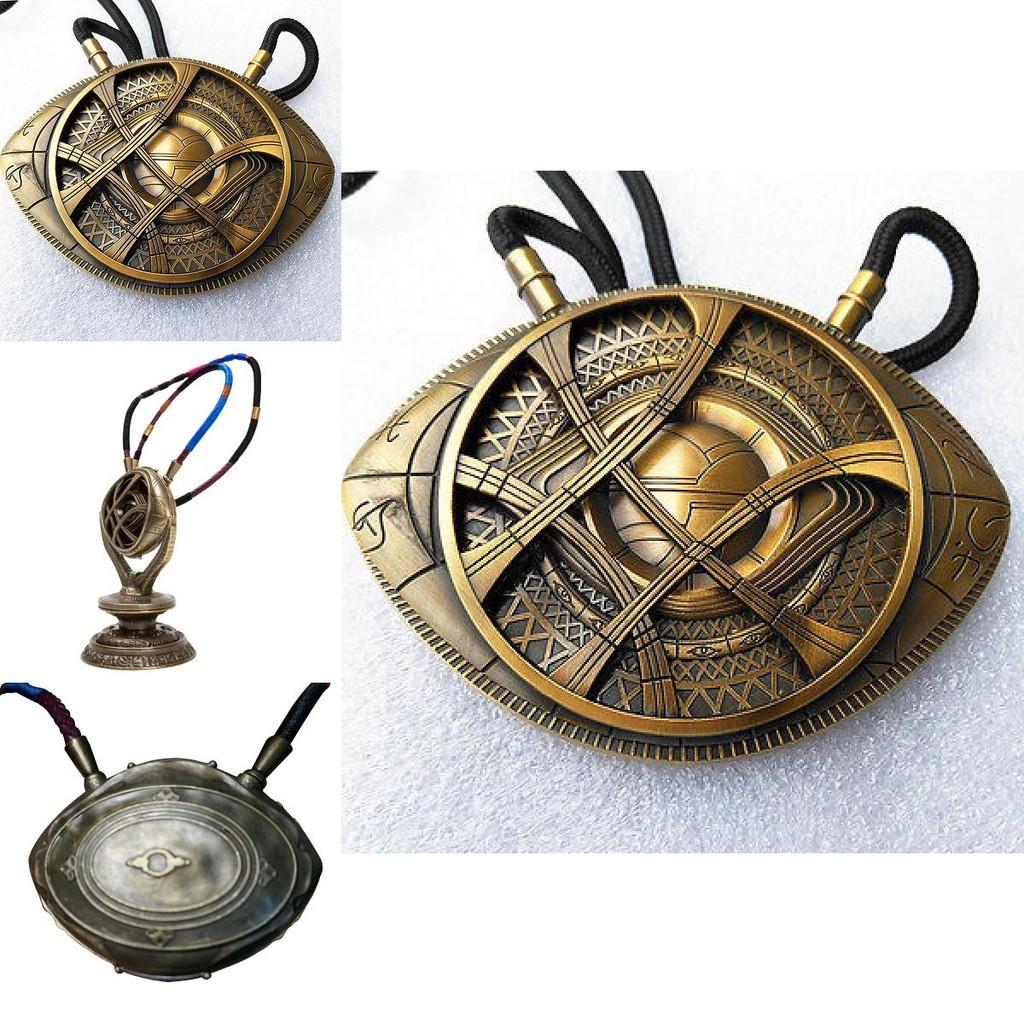 Collana Lampada da Notte in Lega di Zinco Marvel Dottor Strange con Occhio Luminoso per Regalo