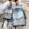 Backpack for Women Lightweight Contrasting Color Mountaineering Bag Hiking and Cycling Large Capacity School Bag