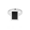 BE/GINS ROCA RECHTECKIGER ONYX RING