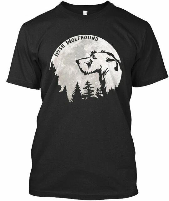 Ирландский волкодав в лунном свете - Премиум футболка M