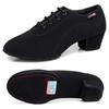 Women Latin Dance Shoes Ballroom PU Leather Ladies Girls Modern Jazz Dance Shoes Silver Black Salsa Dancing Shoes Teacher Shoe
