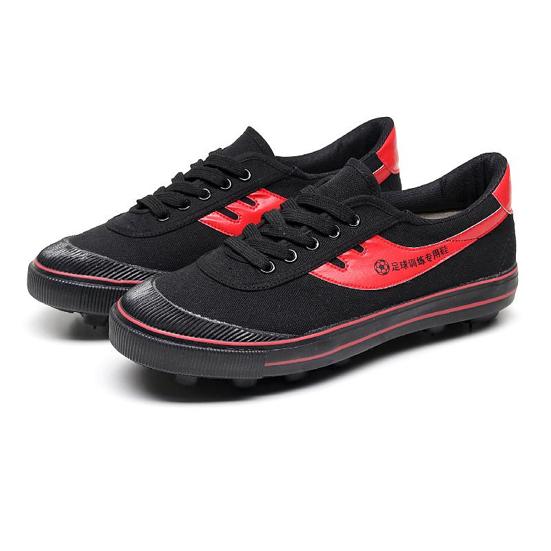 

Canvas football shoes spring and summer low-top rubber sole canvas shoes training shoes student non-slip sports men s and women s sneakers shoes 30