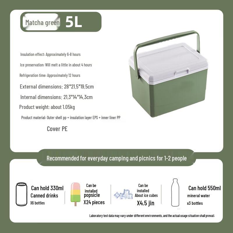

Shixun 5L Portable Cooler Box 5L
