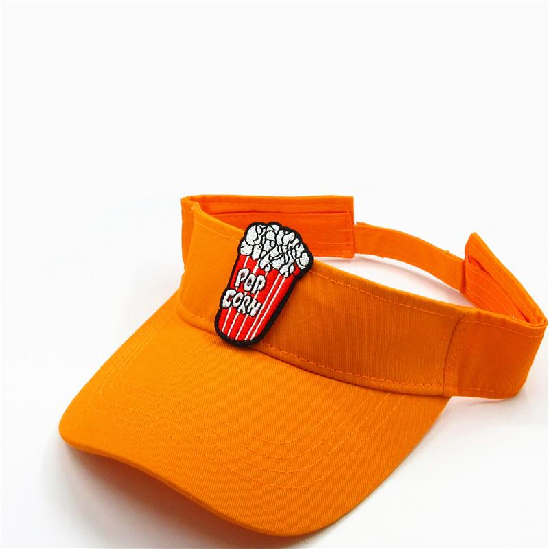 

LDSLYJR Letter Popcorn Embroidery Visors Baseball Cap Adjustable Snapback Cap for Men and Women 108 56-58cm wear помаранчевий