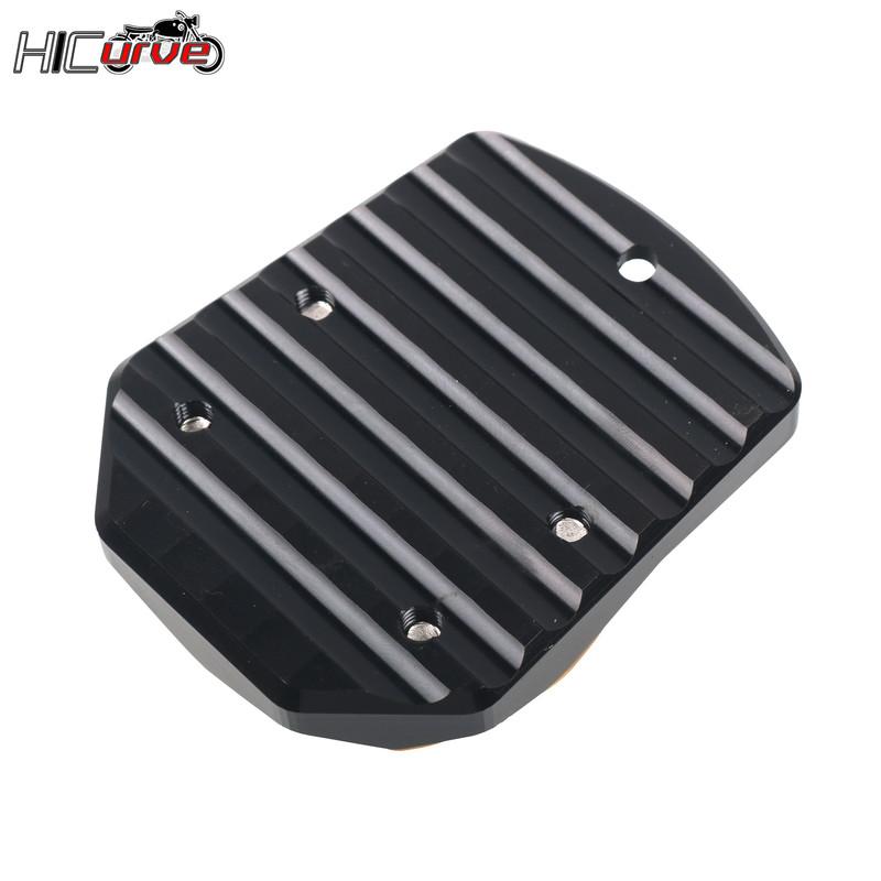 Motorcycle Kickstand Foot Side Stand Extension Pad Support Plate For YAMAHA XMAX 125 300 250 XMAX250 XMAX125 XMAX300 2017-2023