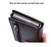Anti-Theft RFID Zipper Card Holder with NFC Shielding