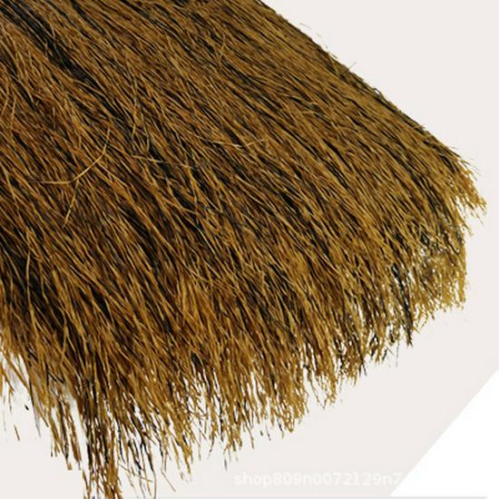 Material Decorativ Ignifug Ultra-Fin cu Aspect de Acoperiș din Stuf Simulat