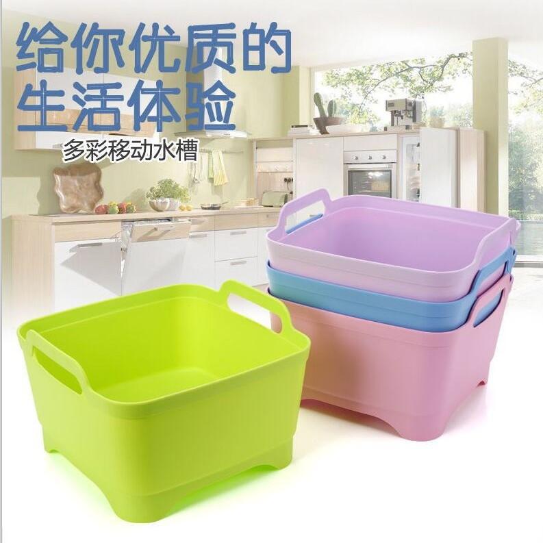 Convenient New Plastic Colander Fruit Vegetable Wash Basket for Home Kitchen Use PP Material Colanders Strainers Product