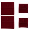 Dust Protect Portable Soft Velvet Gift Jewelry Bag Snap Button Packaging Bag Necklace Earrings Bracelet Ring Storage Pouch