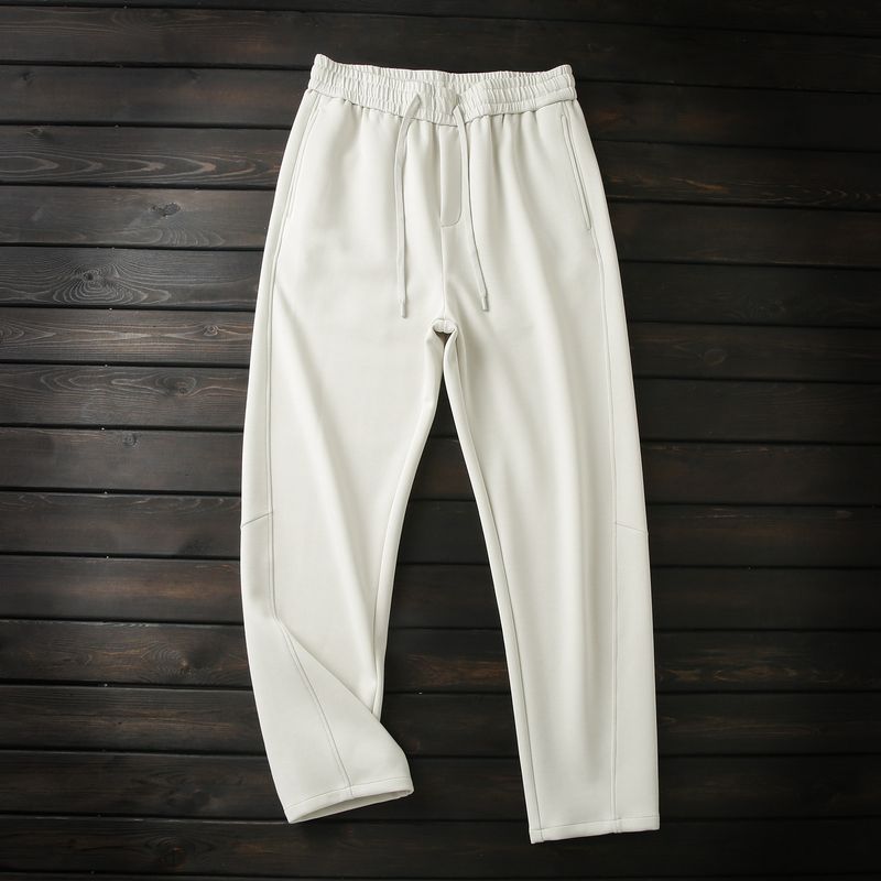 Comfortable and Relaxed, Smooth and Soft Elastic Air Cotton/Modal High-End Men's Autumn and Winter Straight-Leg Casual Sports Trousers