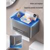 Yidashang Bathroom No-Punch Wall-Mounted Tissue Box & Roll Holder