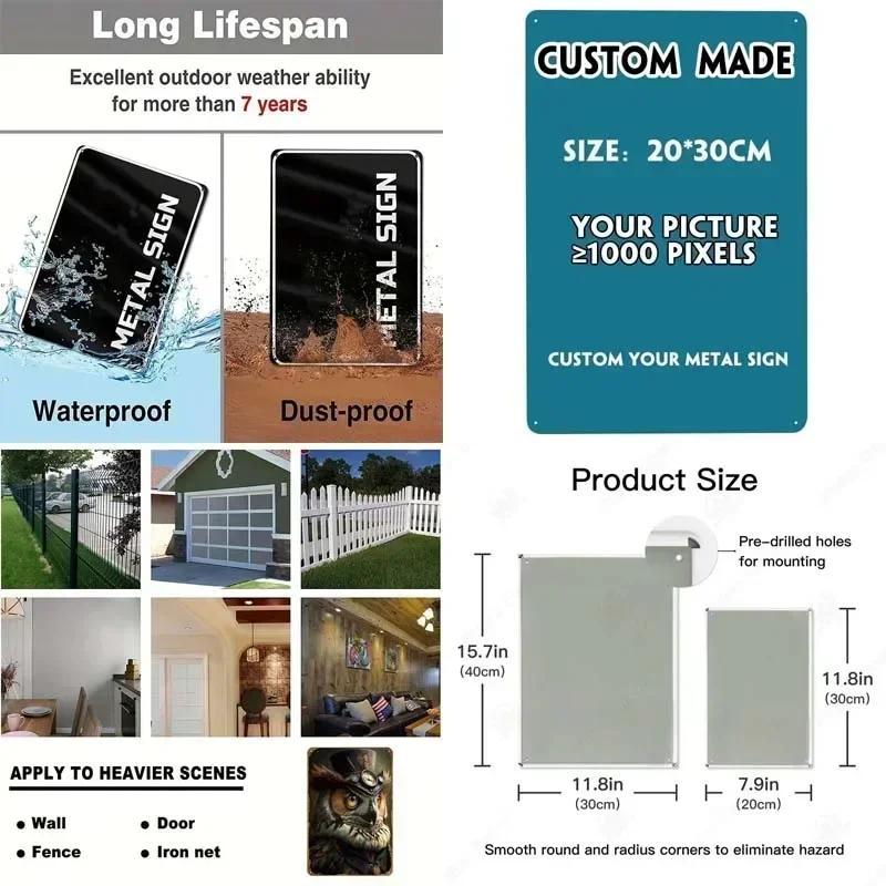 Sign Cars Poster Home Decoration Living Room Retro Metal Tin Sign Plaque for Garage Wall Art Decoration Interior