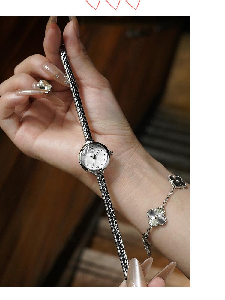 Gedi Vintage Lyx Mångsidig Student Kvarts Armbandsur