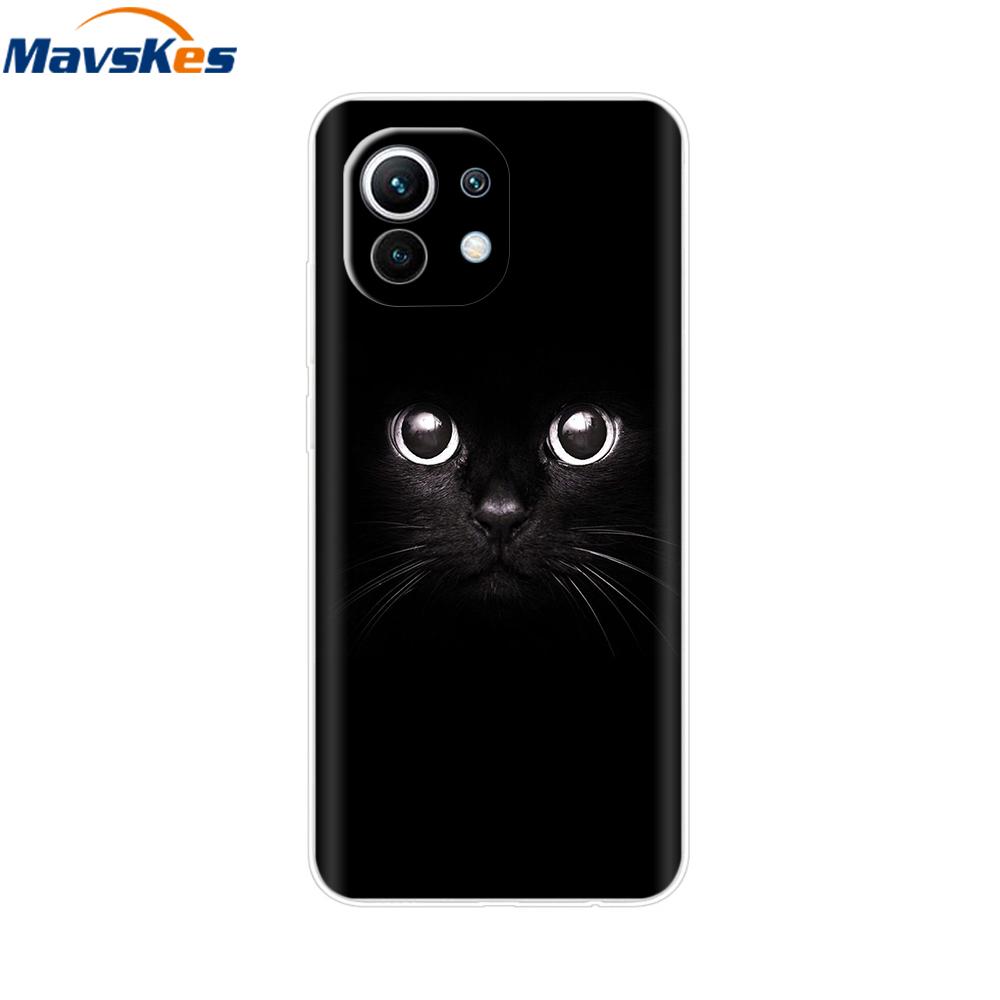 Case For Xiaomi 11 Lite NE 5G Soft TPU Silicone Cover For Xiaomi Mi 11 Lite Mi11 Lite Cases For Xiomi Mi 11 Funda Fashion Bumper