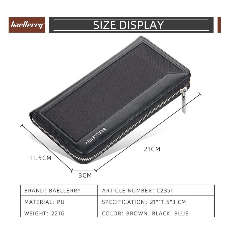 Мужской длинный кошелек Baellerry — фото 7