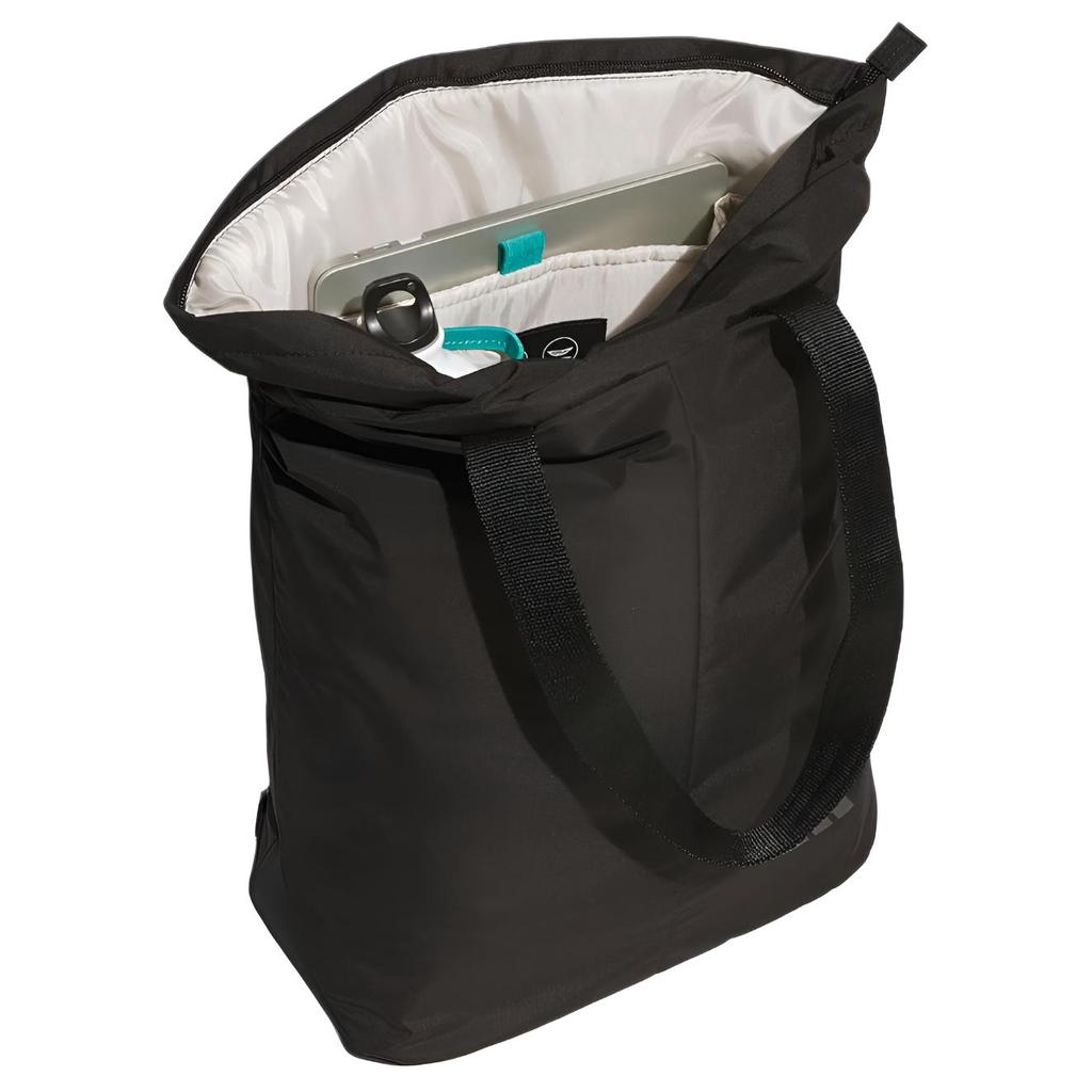 Adidas Recycled Polyester Backpack On The Shoulder Unisex Black Adidas KC5896