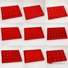 Bandeja Expositora de Joias Veludo Vermelho - Frete Grátis; Ideal para Anéis, Pingentes, Colares e Pulseiras
