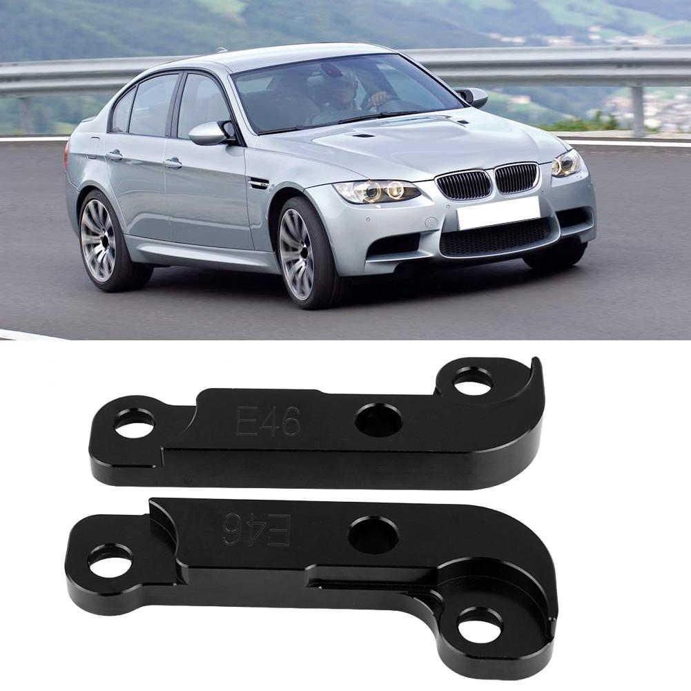 Kit d'adaptateur de blocage de drift Power Tuning en aluminium Augmentant l'angle de braquage de 25 pour BWM E46 M3 Rouge