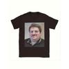 Men's Heavyweight Vintage Dragon Slayer T-Shirt with Central Portrait Print - Retro 90s Inspired Oversized Big & Tall Fit, 2026 New Design, Casual