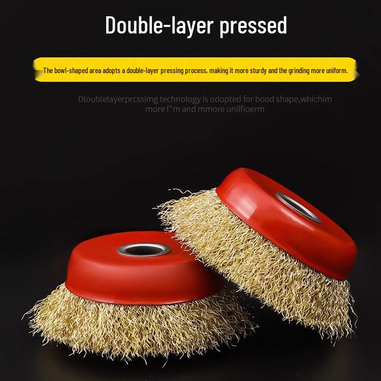 Newcomer Exclusive - Wire Brush Wheel for Rust Removal and Polishing with Angle Grinder