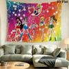 Magic Saylor Girls Wall Tapestry Aesthetic Wall Hanging Printed Fabric Blanket Decorative Tapestries for Bedroom Living Room Home Decor