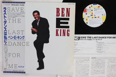 LP Record BEN E KING  Save The Last Dance For Me RP285505 MANHATTAN 1987 Japan Obi SoulFunk Used