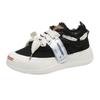 Women Shoes 2022 Summer Trendy Canvas Shoes Women Low Cut Casual Shoes Women Socofy Flat Shoes Zapatos De Mujer