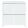 Sideboards 2 Pcs White 70 X 41 X 75 Cm Particleboard