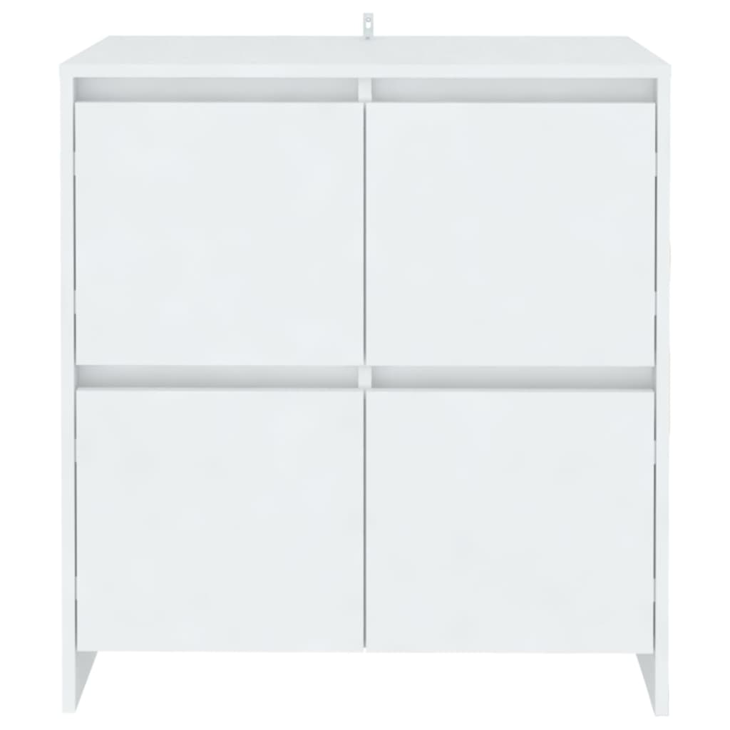 Sideboards 2 Pcs White 70 X 41 X 75 Cm Particleboard