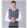 Men S Sleeveless V Neck Plaid Knit Vest Pullover Casual Top