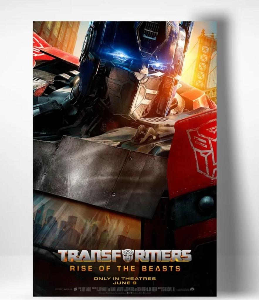 Transformers Rise of the Beasts Metal Poster, Movie Wall Art 20x30cm