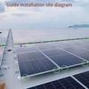 20PCS Photovoltaic Panel Drainage Buckle Plate Solar Panel Water Drain Clip for Solar Panel Draining 30mm