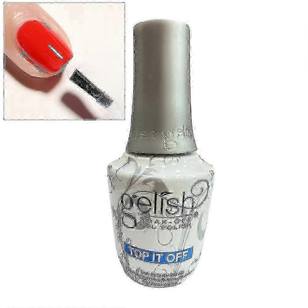 15ml Sealer Gel Lasting Top It Off Art Wash Manicure Nail Polish Gel Top Coat