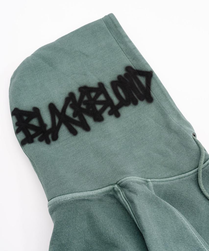Bbdi Disorder Graffiti Logo Pigment Hoodie (Dust Green)