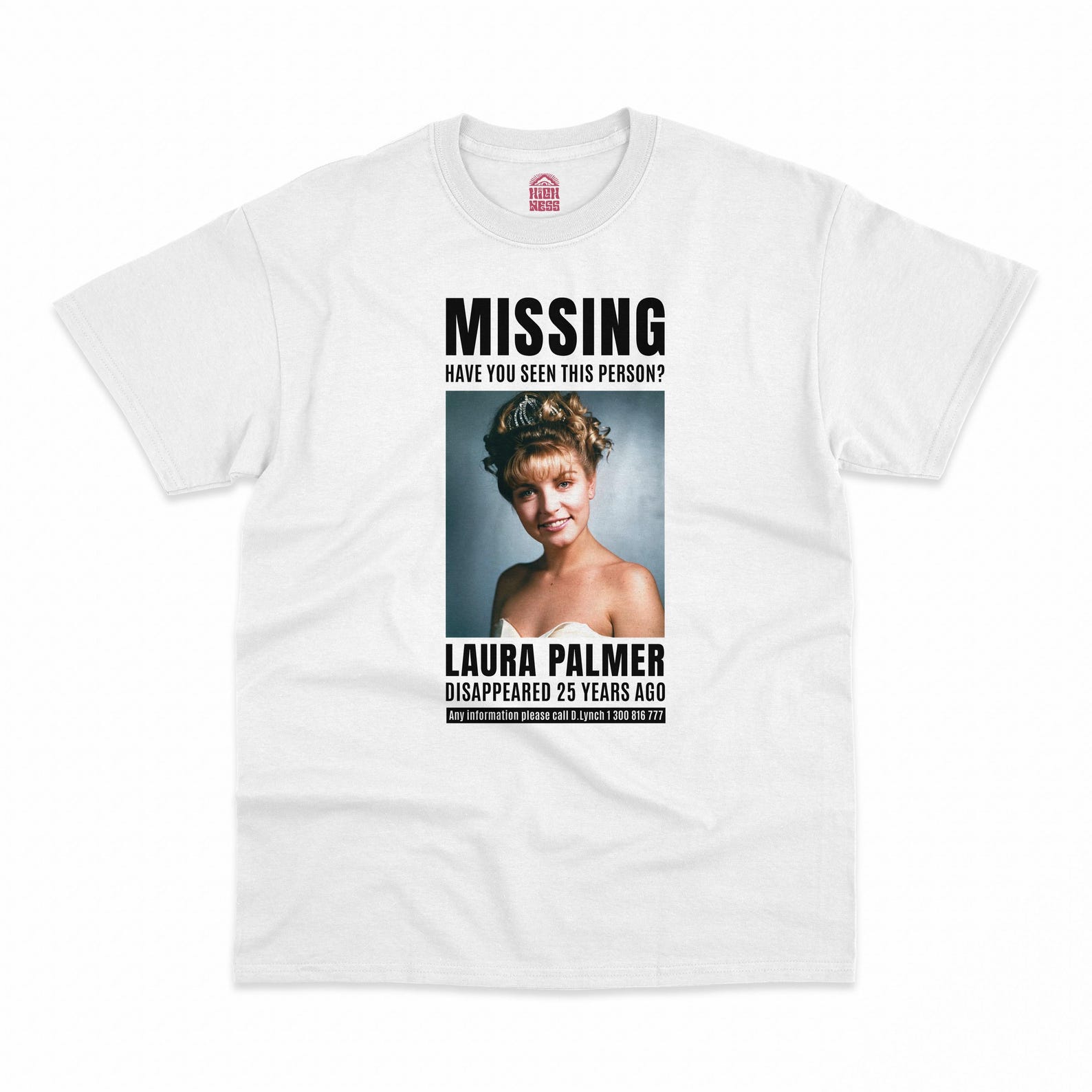 Twin Peaks Laura Palmer T-Shirt, David Lynch 90s Movie Tee 3XL