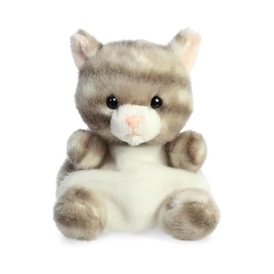 Aurora World Plush Toy Beanbag Mascot Tabby Cat Gray