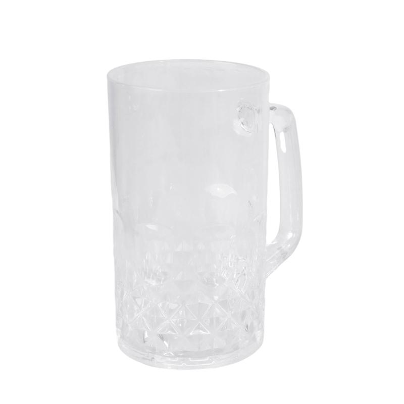 Shatterproof Acrylic Beer Mug with Handle German style Beer Festival Drinking Cup Festival Parties Supplies