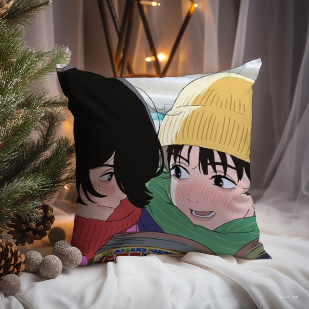Anime Look Back S-Suddenly Cushion Cover Premium Comfort Reversible Pillow Cove -Two In One Design for Any Room & Car Interior