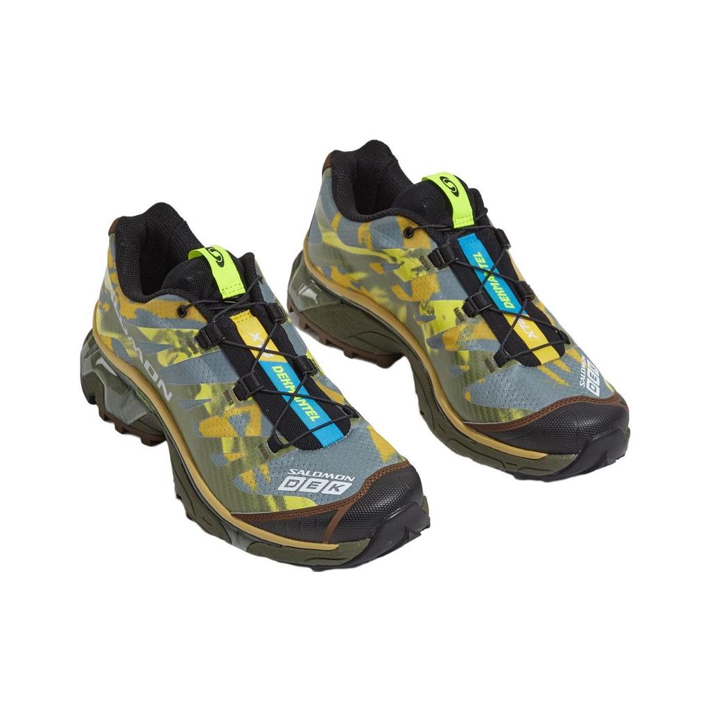 Salomon Dekmantel X  XT-4 Cool Slip-Resistant Durable Low-Top Outdoor Functional Shoes Unisex Shoes Green Yellow 474199