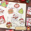 5/10Pcs Cute Cartoon Christmas Message Sticky Note Kawaii Student Stationery Memo Pad Post-It School Supplies Christmas Gifts